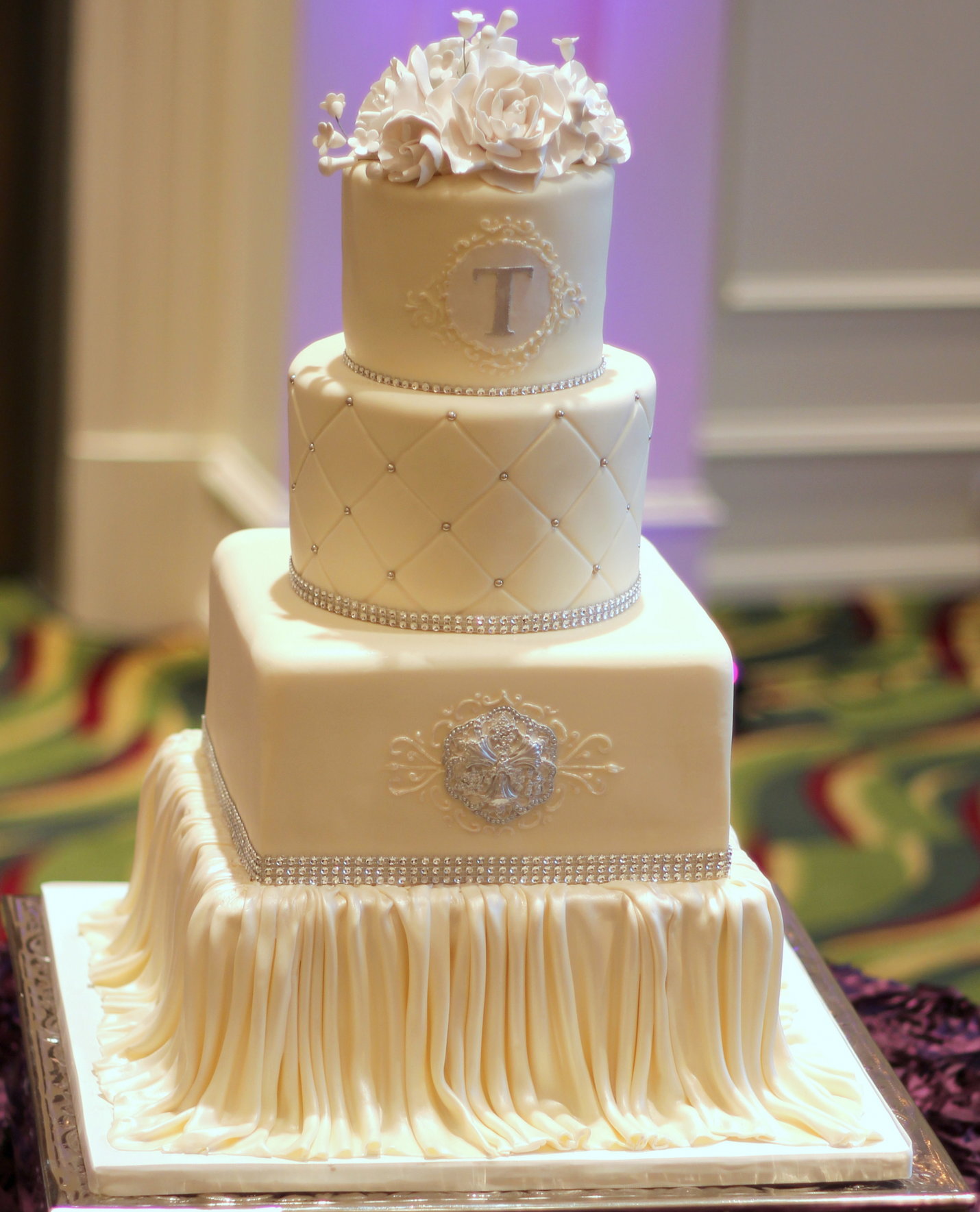 The Ambrosia Bakery  Wedding Cake  Baton Rouge LA  WeddingWire